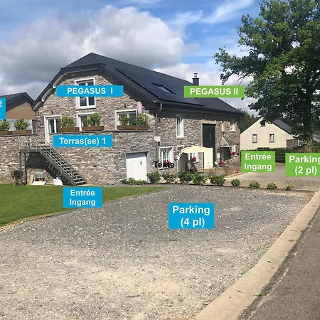 Apartmán Pegasus I - 2 De Luxe, Cuisine, Salon, 2 Terrasses Et Sauna Vielsalm